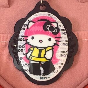 Tarina Tarantino Pink and Yellow Hello Kitty Necklace Large pendant